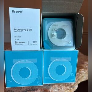 Coloplast 12037 Brava Protective Seals Thin 4 Boxes = 40 Count NEW! Exp. 2026/27